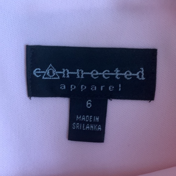 Connected Apparel Pink Pearl Dress | Size 6 - Picture 3 of 3